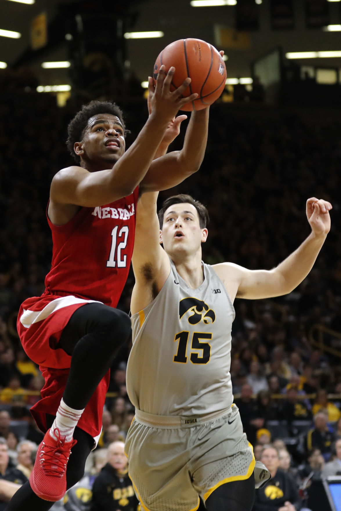 Nebraska Iowa Basketball